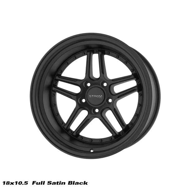 STROM DS-05 Full Satin Black (Black Rivets)