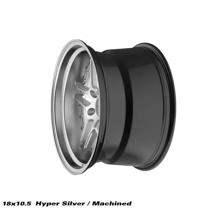 STROM DS-05 Hyper Silver / Machined Dish (Silver Rivets)