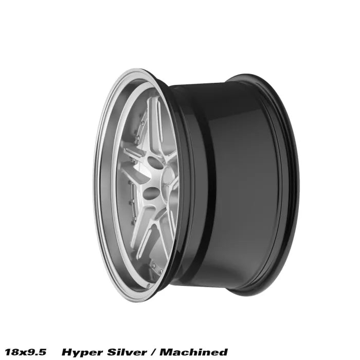 STROM DS-05 Hyper Silver / Machined Dish (Silver Rivets)