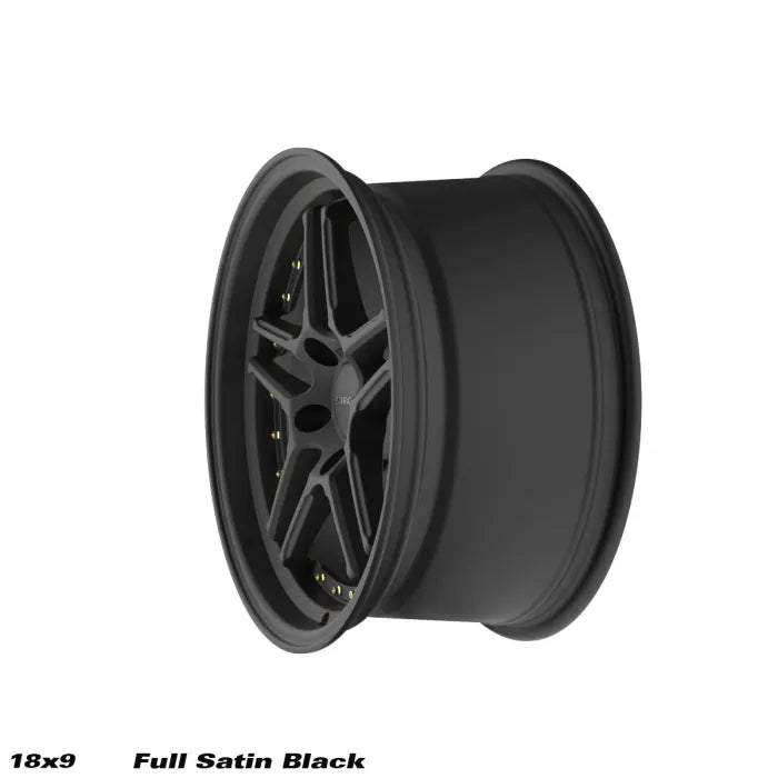 STROM DS-05 Full Satin Black (Gold Rivets)