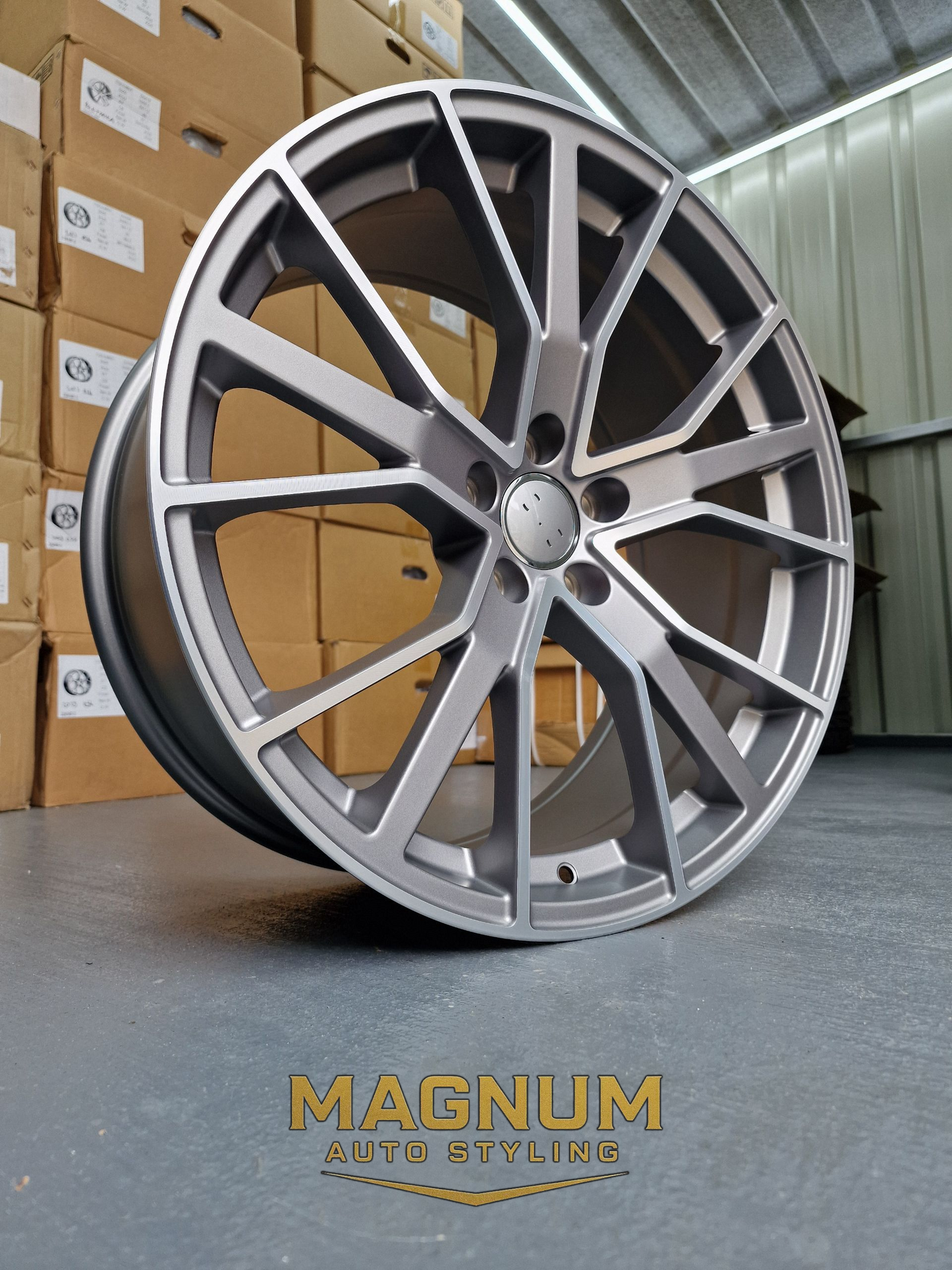 RS6 Performance Stye - Satin Gunmetal Machined