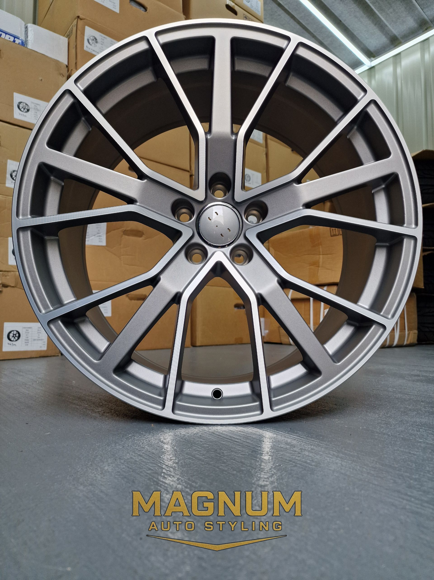RS6 Performance Stye - Satin Gunmetal Machined