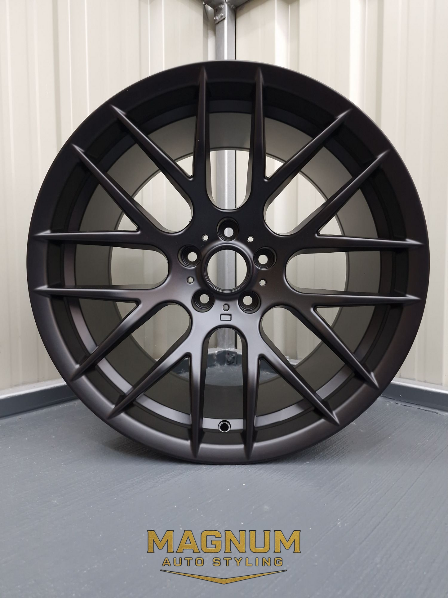 19" Staggered Deep Concave M359 Style - Satin Black