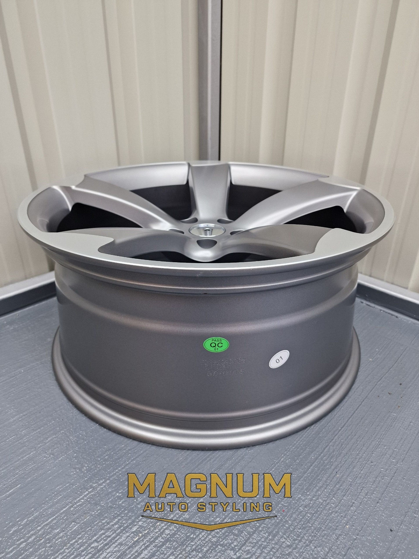 18" TTRS Style - Gunmetal Machined Face