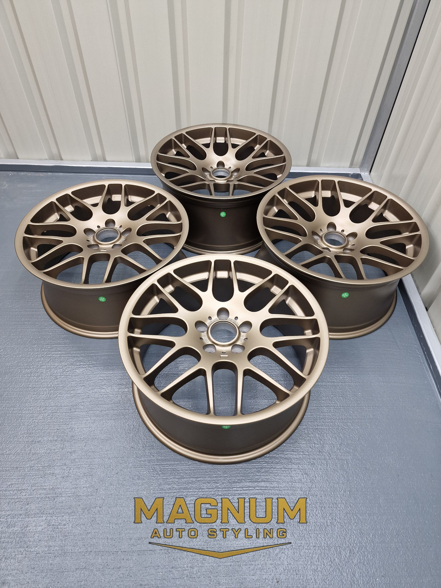 19" Staggered Deep Concave CSL Style - Satin Bronze