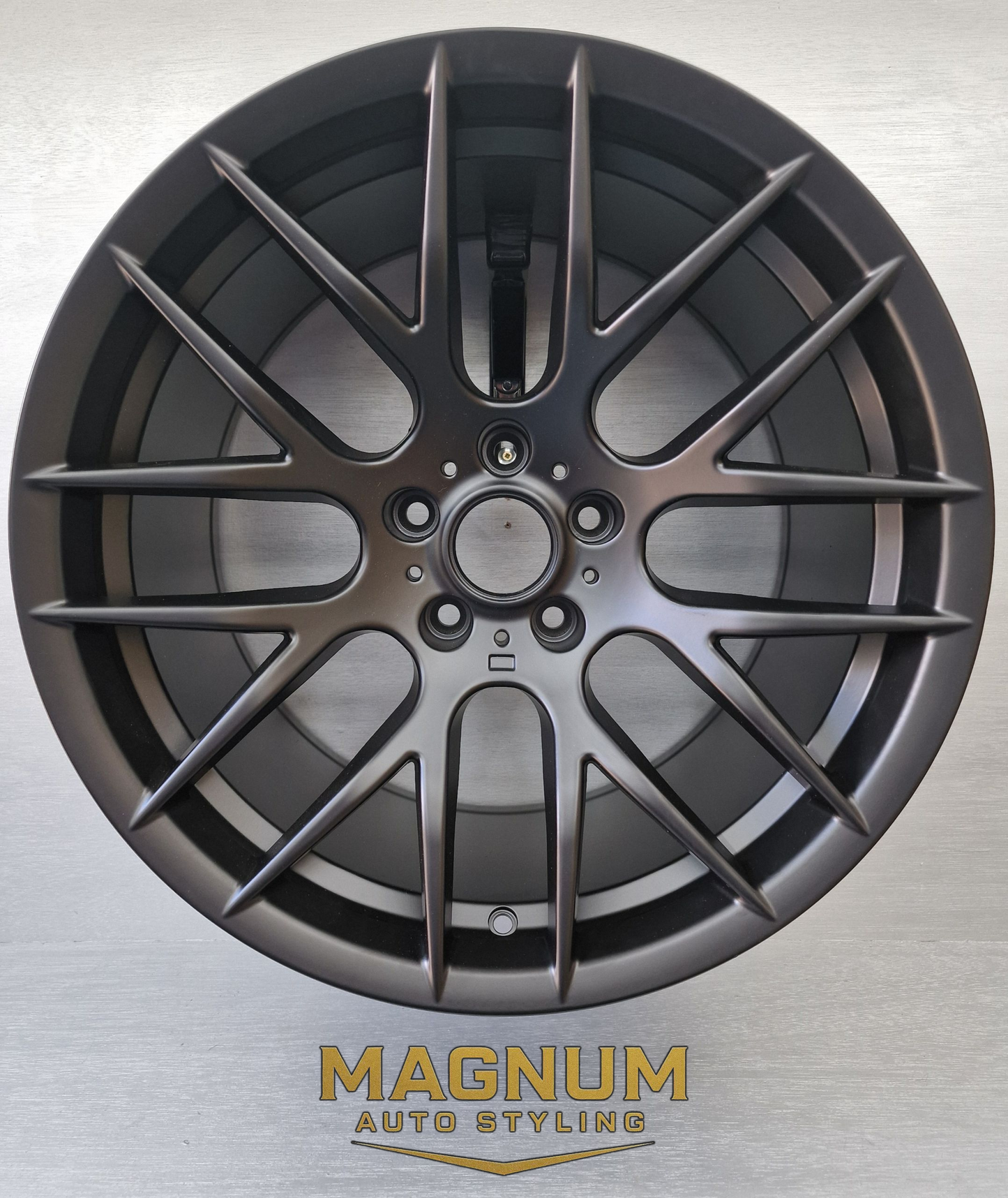 19" Staggered Deep Concave M359 Style - Satin Black
