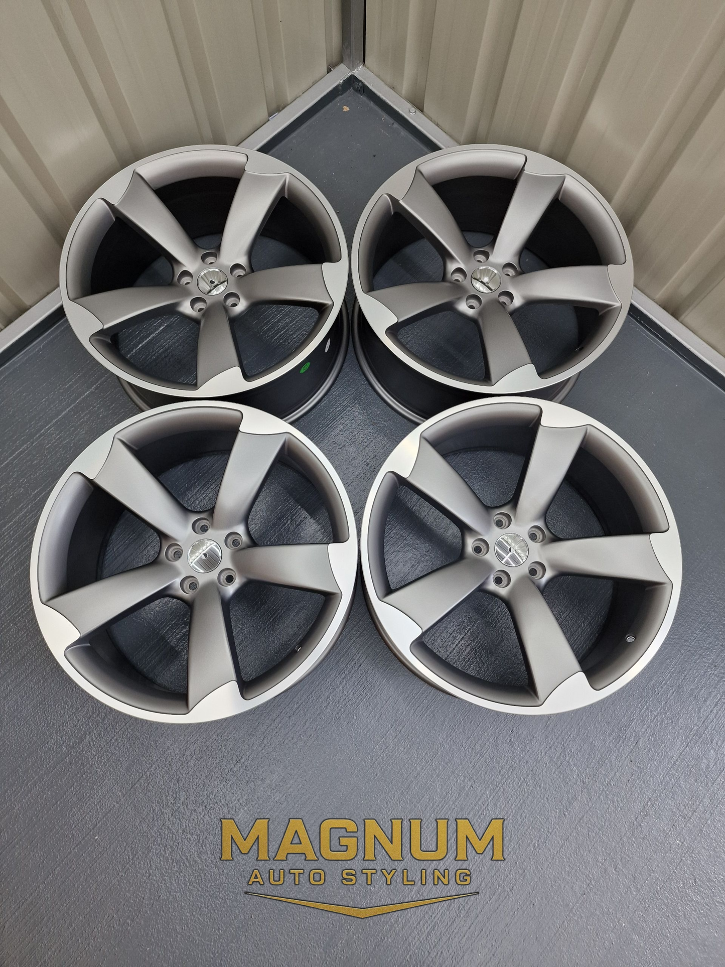 18" TTRS Style - Gunmetal Machined Face