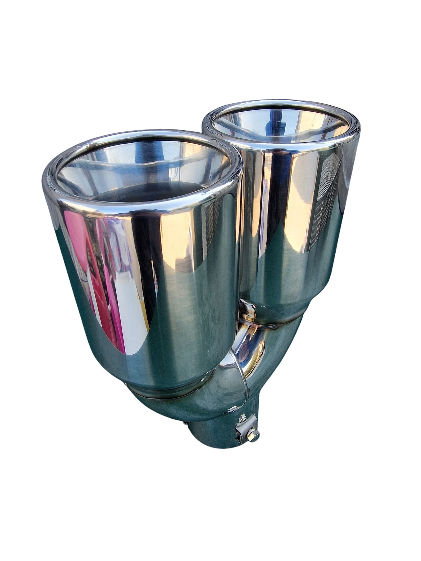 3.5" Twin Round Universal Exhaust Tip