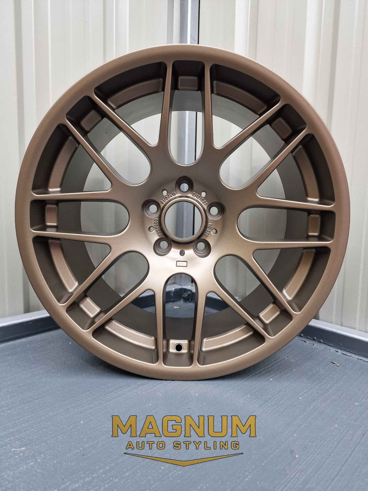 19" Staggered Deep Concave CSL Style - Satin Bronze