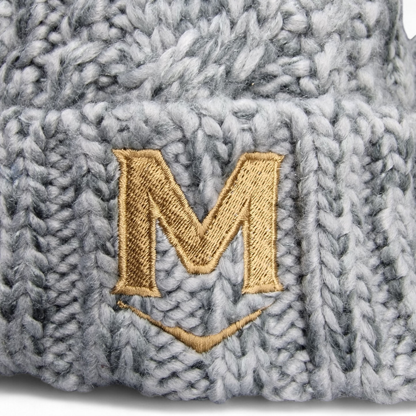 Magnum 'M' Beanie - Black/Grey
