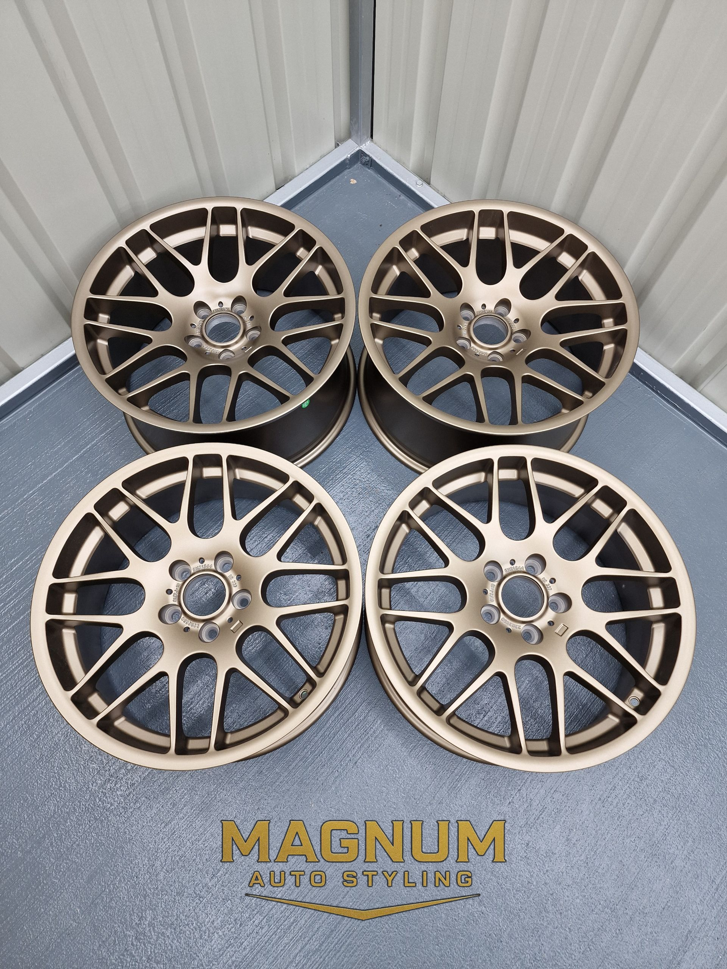 19" Staggered Deep Concave CSL Style - Satin Bronze