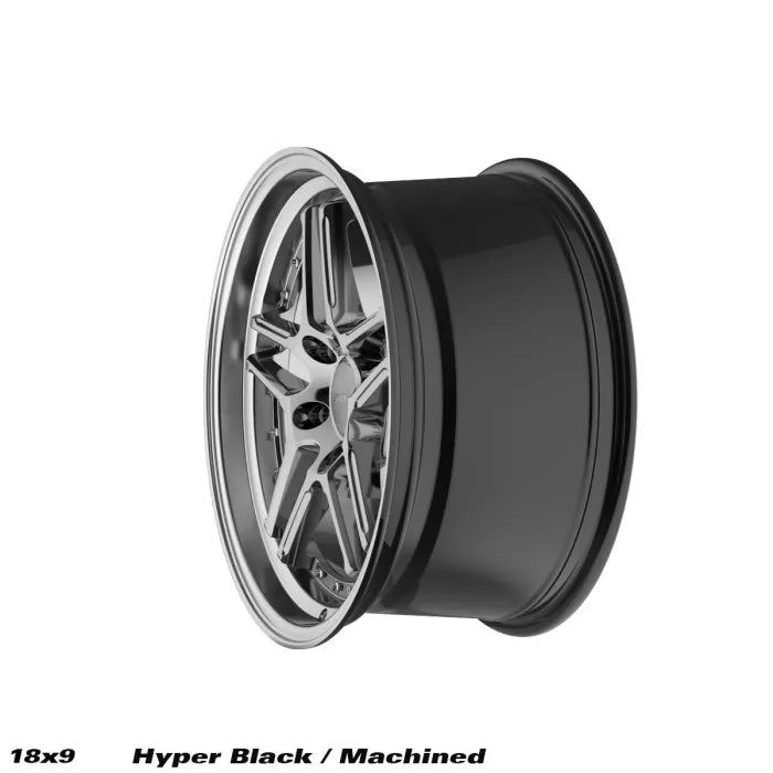 STROM DS-05 Hyper Black / Machined Dish (Silver Rivets)