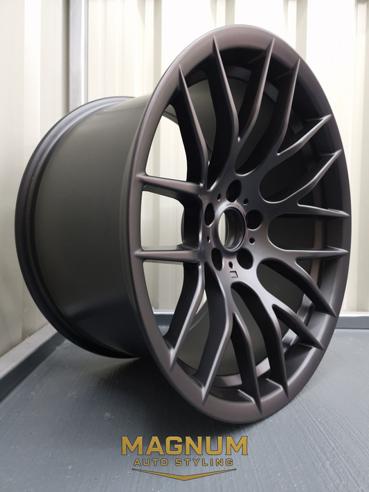 19" Staggered Deep Concave M359 Style - Satin Black