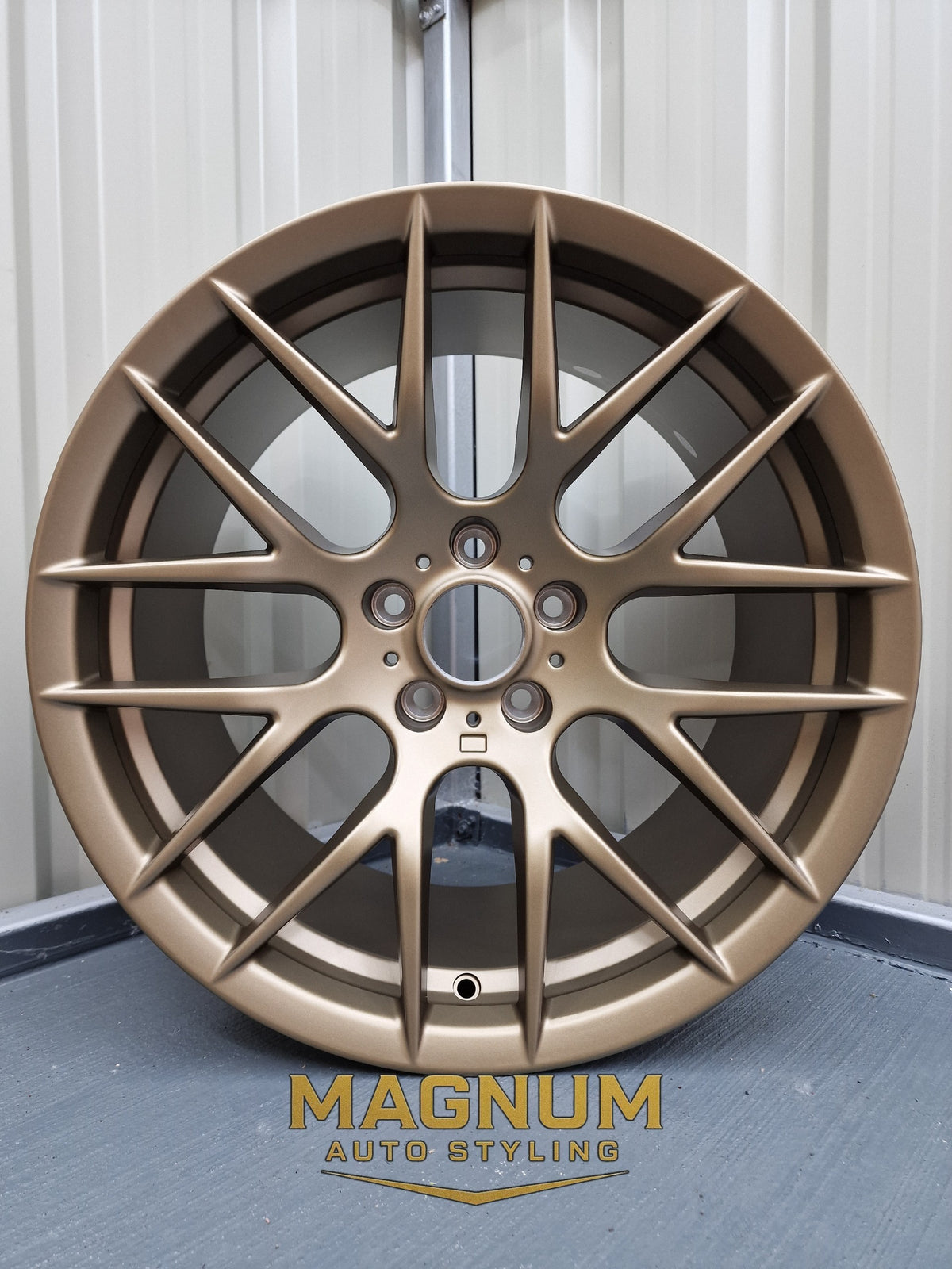 19" Staggered Deep Concave M359 Style - Satin Bronze