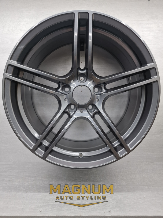 19" Staggered 313M Style - Gloss Gunmetal Grey