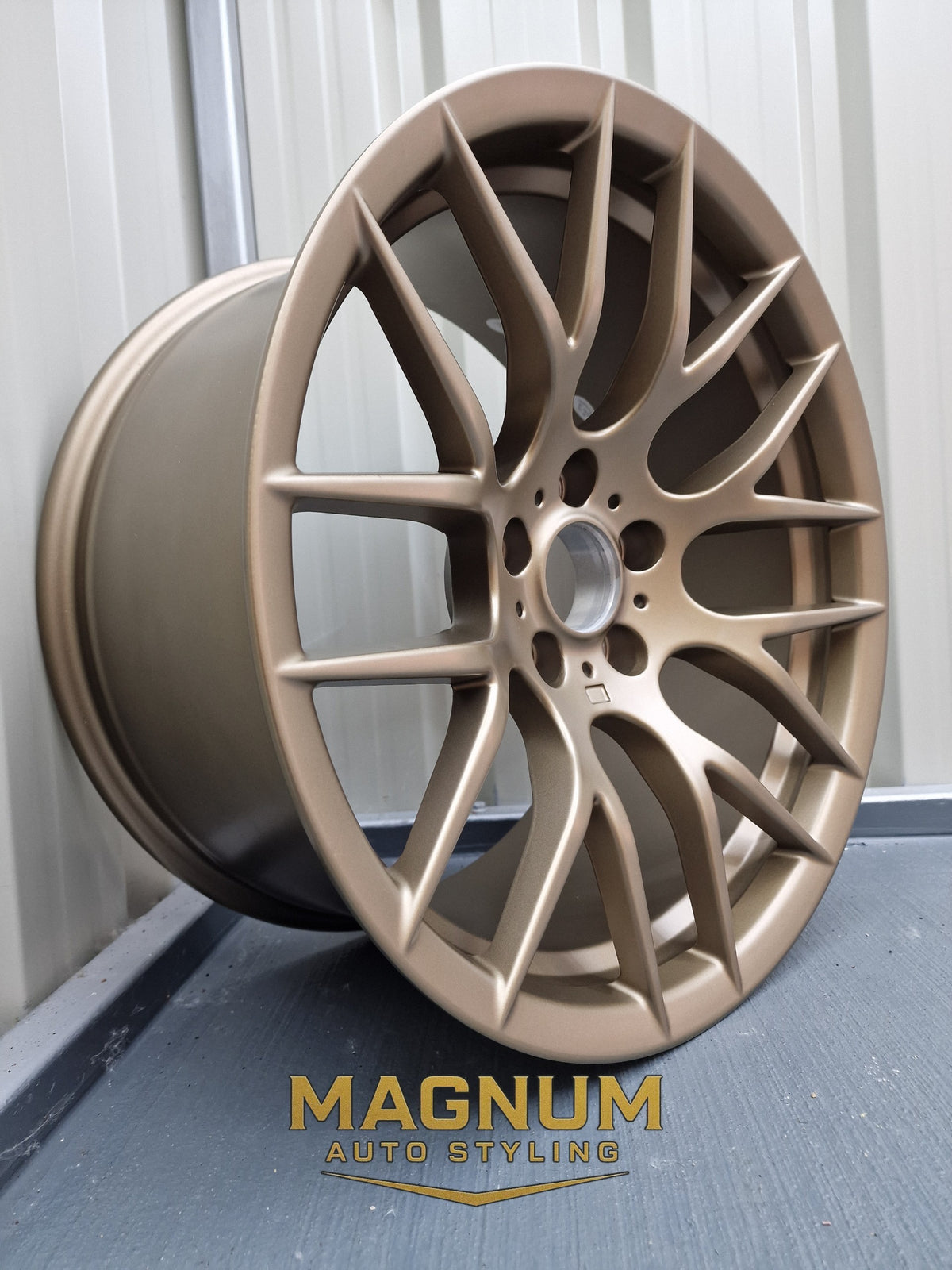 19" Staggered Deep Concave M359 Style - Satin Bronze