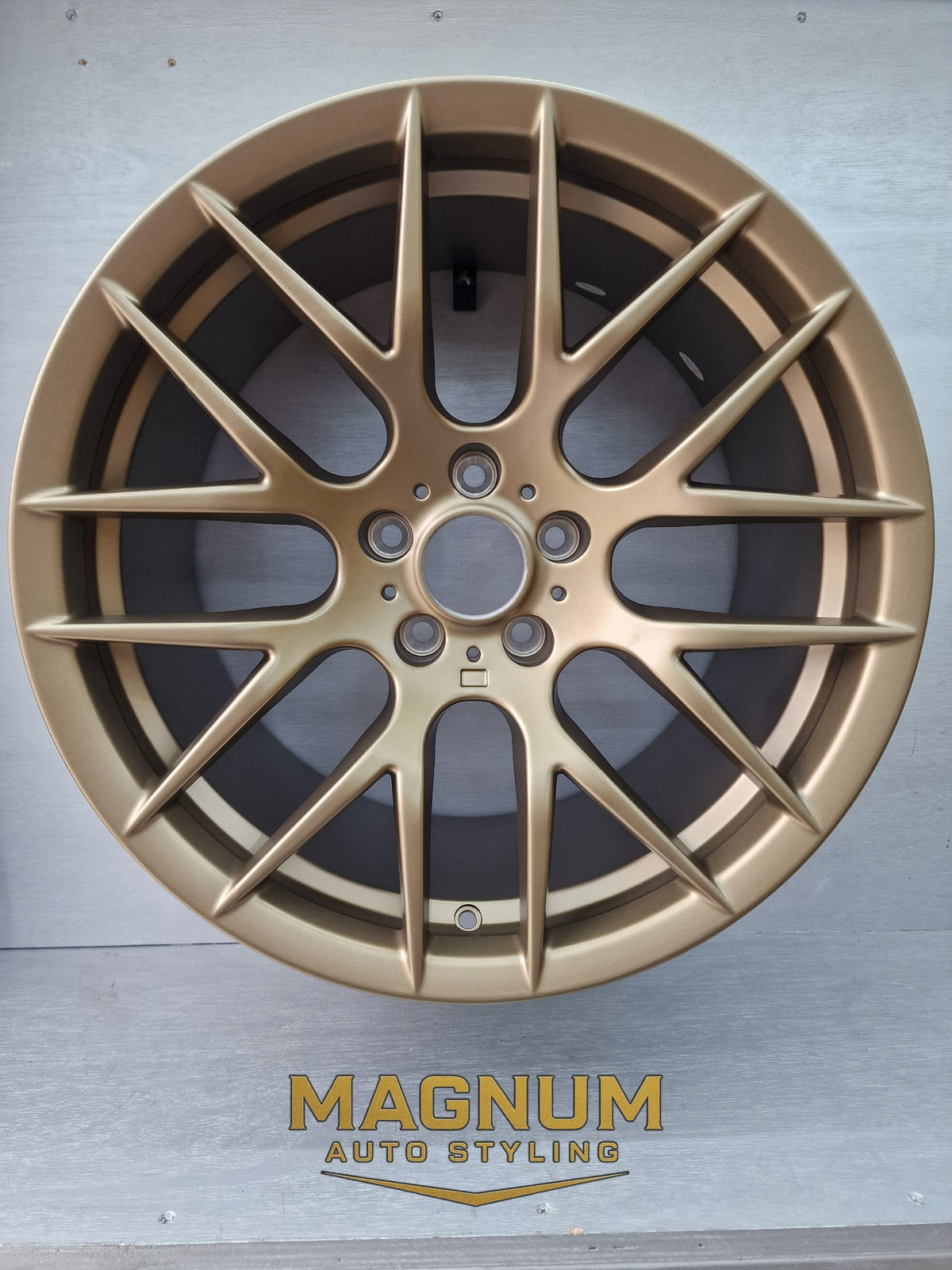 19" Staggered Deep Concave M359 Style - Satin Bronze