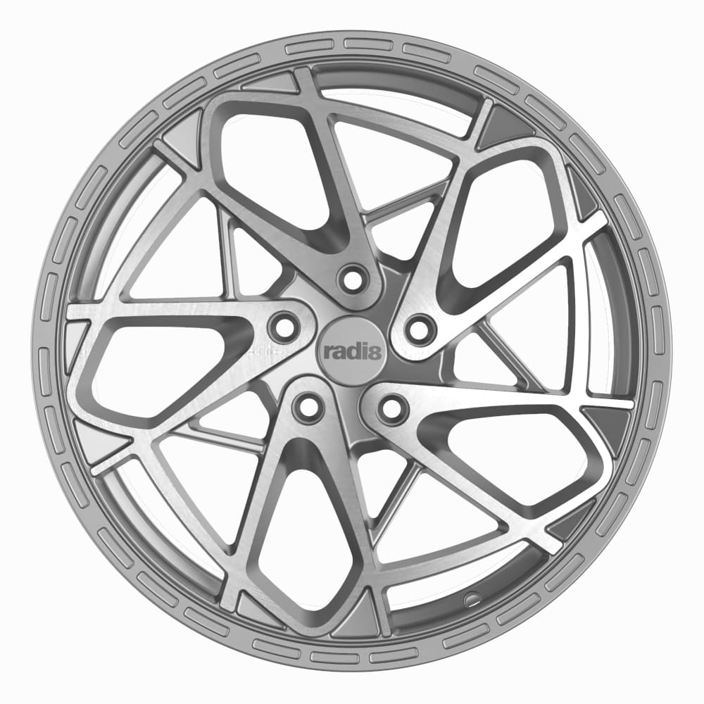 Radi8 - R8HS9 - Silver Machined
