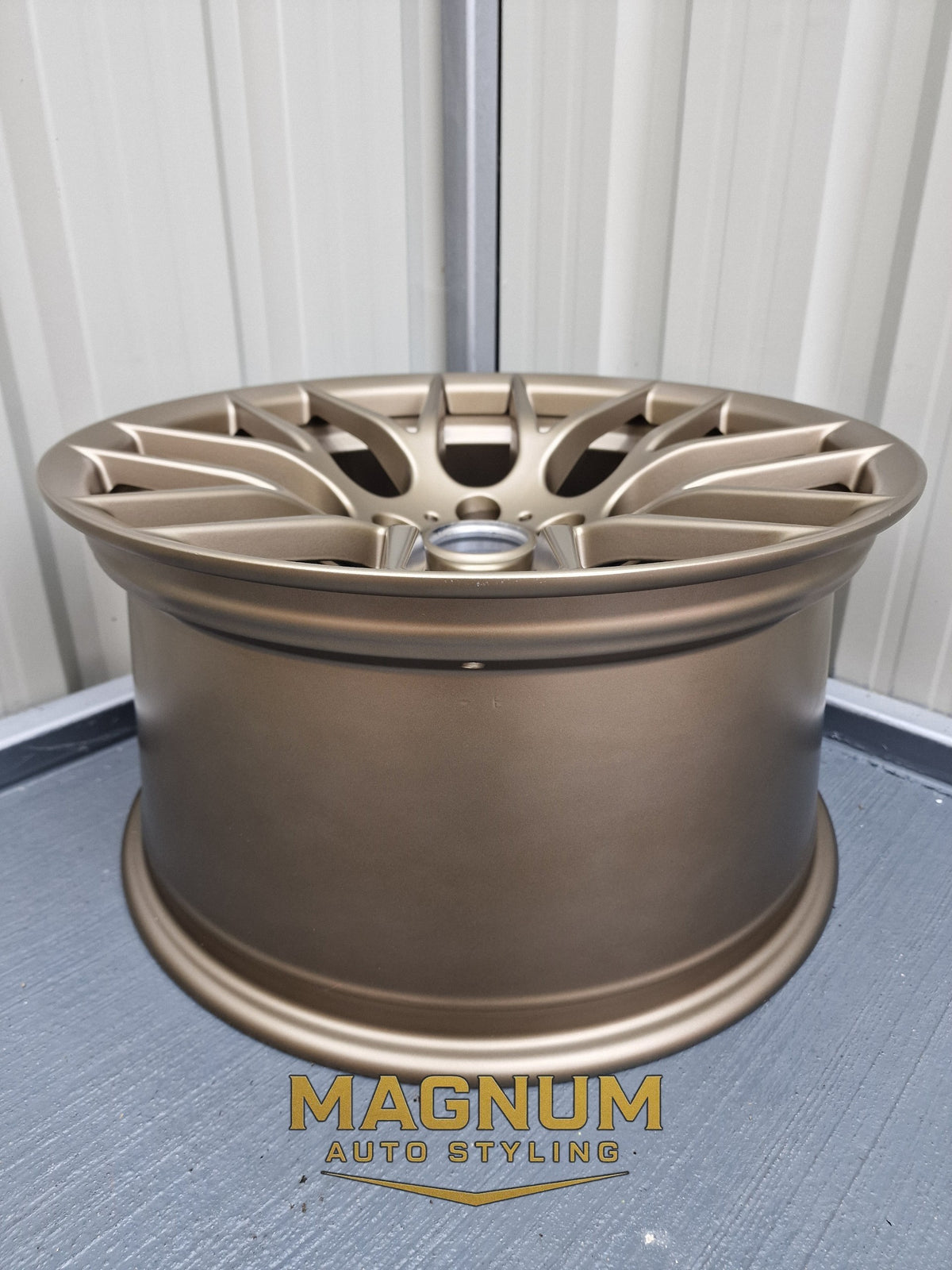 19" Staggered Deep Concave M359 Style - Satin Bronze