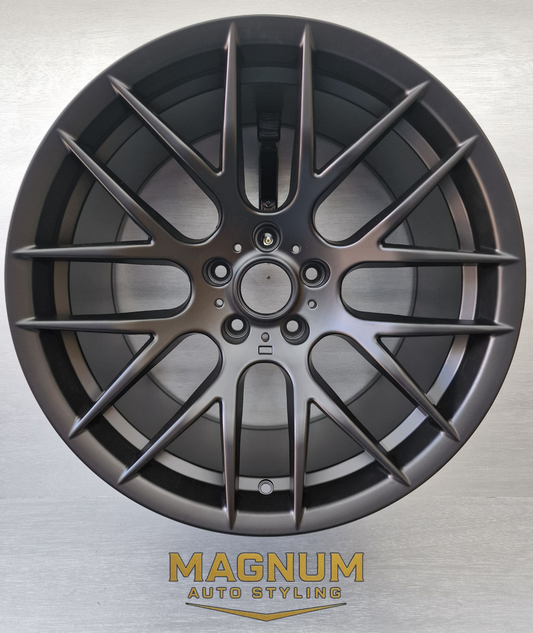 19" Staggered Deep Concave M359 Style - Satin Black