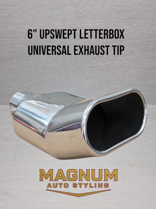 6" Upswept Letterbox Universal Exhaust Tip