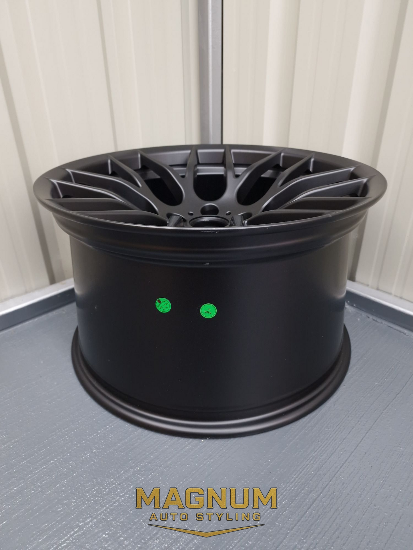 19" Staggered Deep Concave M359 Style - Satin Black