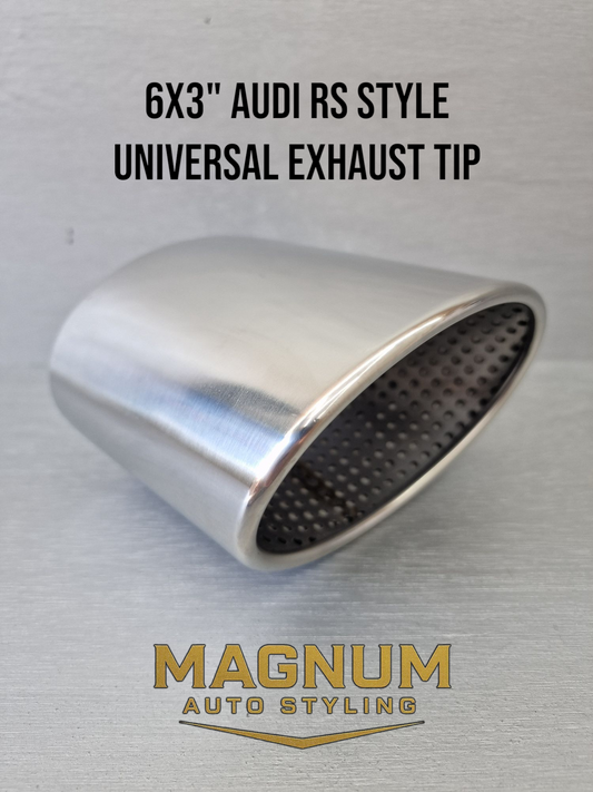 6"x 4" Audi RS Style Universal Exhaust Tip