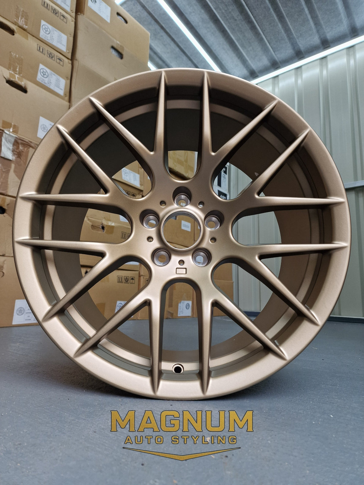 19" Staggered Deep Concave M359 Style - Satin Bronze